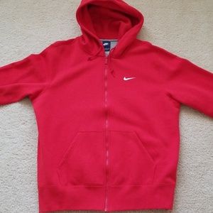Nike Mens Club Swoosh Full Zip Hoodie